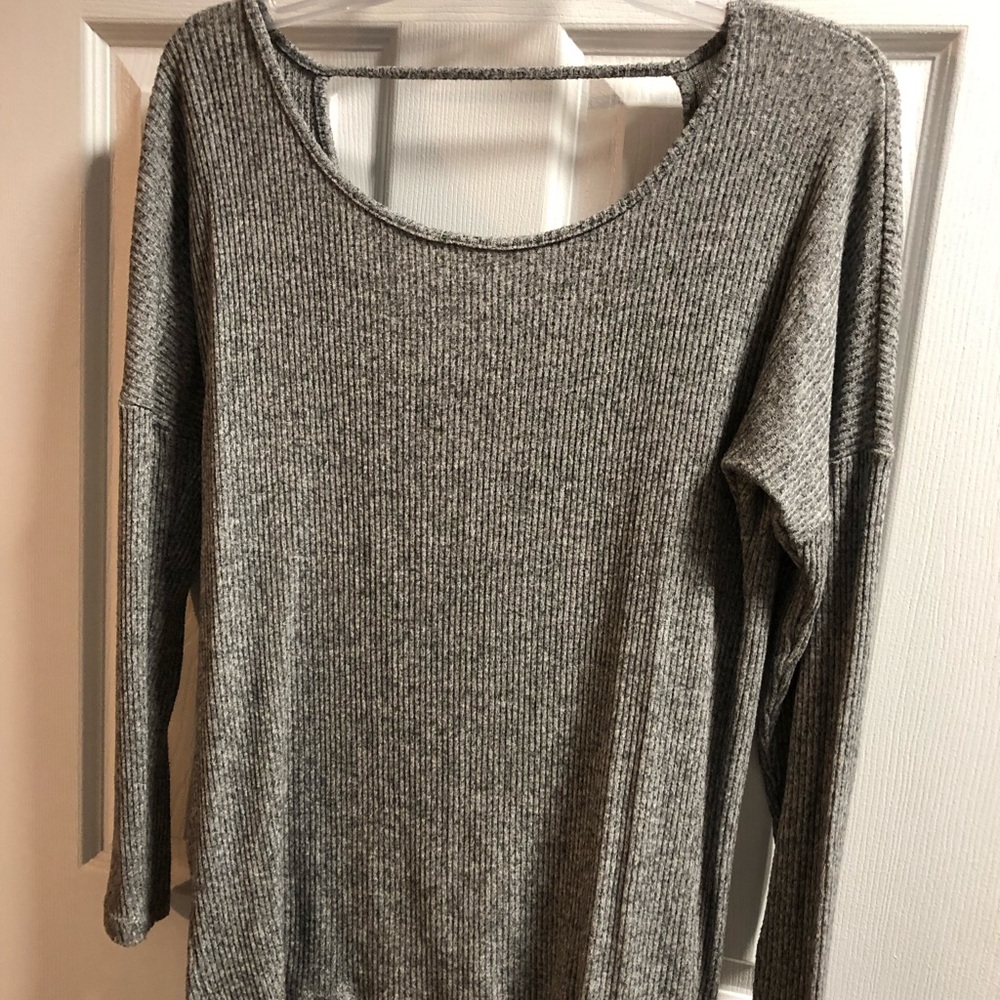 Long Sleeve Gray Shirt